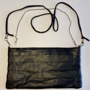 Versona soft faux leather clutch with 2 strap options.